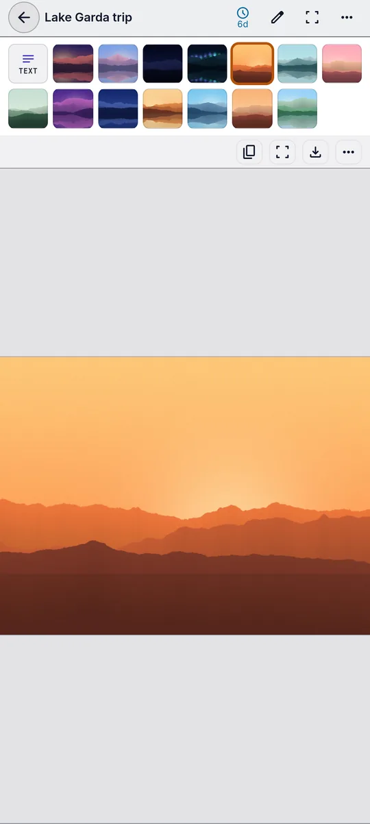 Postkey: photo preview